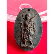 Phra Sivali (wood)+ handwritten yant