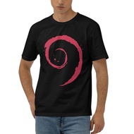 Debian Logo Popular Cotton Tshirt For Men
