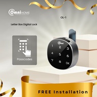 FREE Installation Omni Letter Box Digital Lock Mailbox Digital Smart Lock OL-1 Passcode HDB Condo