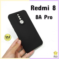 Case Hitam Redmi 8 / Redmi 8a Xiaomi Baru Black Matte Softcase Polos Slim Silikon HP Lentur