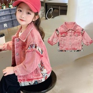 Baby Girls Jean Coat Toddler Pocket Blouses Kids Demin Jacket Fashion Tops Outwear 2025 Spring Autum