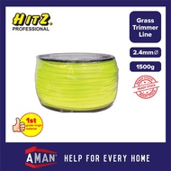 HITZ 2.4mm 3mm 3.5mm 4mm High Quality Nylon Grass Trimmer Line Grass Cutter Grass Cutting Cable Tali