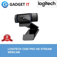 LOGITECH C920 / C922 PRO HD WEBCAM / 1080P/ DUAL-MIC STEREO AUDIO / 30FPS/CONFERENCE CALLS/AUTO FOCU