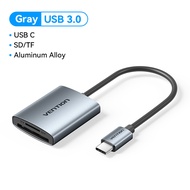 Vention đầu đọc thẻ Type C SD Card Reader 4.0 2TB OTG cho Micro SD SDHC SDXC All in One Card Reader