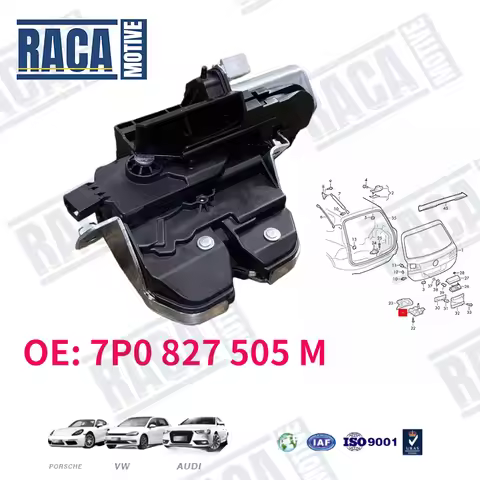 For Porsche Cayenne 92A VW Touareg Sharan Rear Liftgate Trunk Lid Lock Actuator 7P0827505F 7P0827505