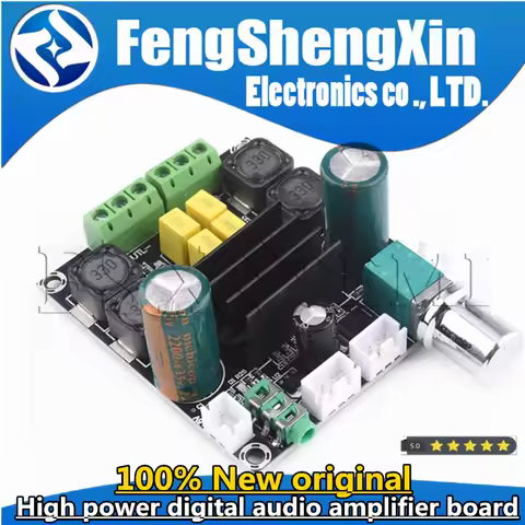 TPA3116D2 100W*2 High power digital audio amplifier board Amplifier amplifier amplifier panel