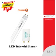 OSRAM LED T8 Tube 10W 20W 2 & 4 feet With LED Starter