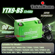 YTX9-BS FOR KTM 390 DUKE / 200 DUKE / CBR 250 / GSF400 / NINJA 250 / Z250 / 250SL / SYM VTS 200  MOTORCYCLE GEL BATTERY