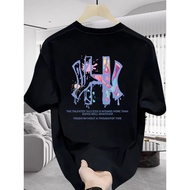Korea Korea 2026 Trendy Matching Shirt Men cod Bottoming Round Neck Brand Casual Loose Summer 100 Cu