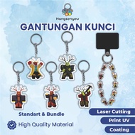 GANTUNGAN Keychain ROBLOX 99 Nights In The Forest Keychain/ - THE CULTIST PULU PULU (LAVA JUGGER UPD