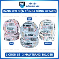 1 SINGLE ROLL - To Nga Dung Nano Tape 20 Yards 1.8CM - 3 Colors White, Red, Black - Genuine Product