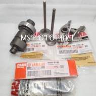 MESIN PACKAGE OF 4 ITEMS 5BP CRANKSHAFT + VALVE UMBRELLA SET + VALVE PLATUK + YAMAHA SCORPIO Z 5BP K