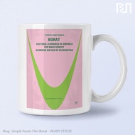 Simple Mug Cup Glass Poster Film Borat