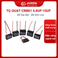 CBB61 fan capacitor 0.8uF-10uF avesta quality SENJU wire
