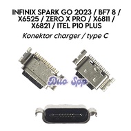 Charger Connector Only Type C Infinix Spark Go 2023 / Zero X Pro / Itel P10+ / P10 Plus / BF7 8 / X6