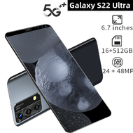 [COD] Smartphone Galaxy S22 Ultra New Smart Android Phone Genuine Original 4G/5G 16GB+RAM 512GB Smar