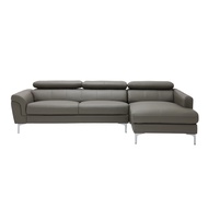 SB Design Square SB FURNITURE โซฟาเข้ามุมขวา รุ่น Geezer สีเทาอ่อน (270x177x68 ซม.)