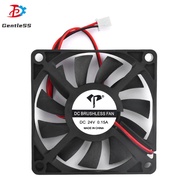 High Speed DC Exaust Cooling Fan Sleeve Bearings Brushless DC Cooling 70mm Fan 5/12/24v 7010 70x70x1