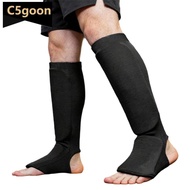C5GOON Thai Shin Guards For Kickboxing Boxing Training Leg Instep Ankle Protection Padded Sparring P