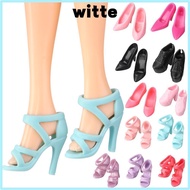 WITTE 1/6 Dolls Boot 21 Styles Female Foot Length 2.2cm High Heels Shoes