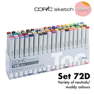 72 pcs Copic Sketch 72D Marker Set, Drawing Marker Set