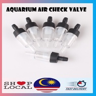 😍Ready Stock😍 Aquarium Fish Tank Plastic One Way Non-Return Aquarium Air Check Valve 1pcs 水族气泵逆止阀 单向
