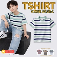 PDK 3TONE STRIPED CHILDREN'S T-SHIRT 2x2x2 Boys' T-shirt 2-10 years old, striped combination