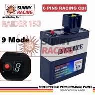 9 Map Racing CDI FOR Raider 150 Reborn Racing CDI Dual Band Raider 150 Oldbreed, Newbreed