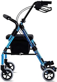 Walker Rollat​​or Trolley Walker Rolling Walker With Shopping Basket With Seat, Handbrake Design 調節可能な速度, With Pedal Device It's so kind of you