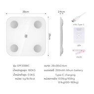 Simple health เครื่องชั่งดิจิตอล เครื่องชั่งน้ำหนักอิเล็กทรอนิกส์ Smart Scale LED ชาร์จ type-C ต่อ