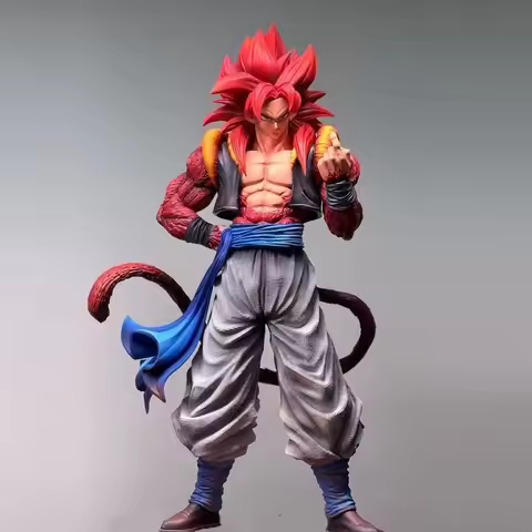 Dragon Ball Handmade Small NP Super Four Wujita Super Saiya Crowd Play Anime Handmade Model Ornament