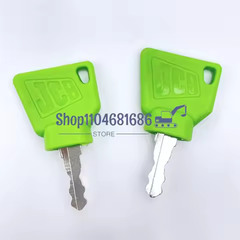 2/5/10 Pcs Green Ignition Start Key Switch Starter Key for JCB 3CX Excavator Most JCB Machine Digger