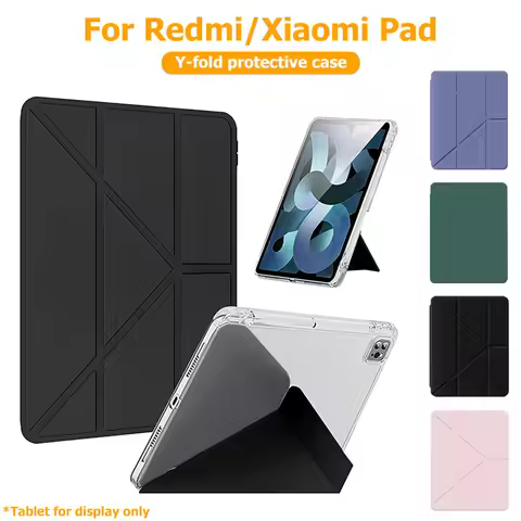Y-Fold Acrylic Stand Case Auto Sleep Cover for Xiaomi Pad 5 5 Pro 6 6 Pro 7 7 Pro Redmi Pad 2 Pad Pr