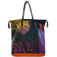 DRIES VAN NOTEN Tote Bag Purse cotton multicolour overall pattern Direct from Japan Secondhand
