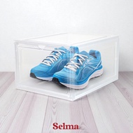 Selma 34.3x27x19 cm Transparent Shoe Box Shoe Holder Closed Shoe Rack Shoe Cabinet Shoe Rack