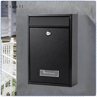 [Eigell] Lockable Mail Box Metal Letter Box for Outside House Outdoor Home Office