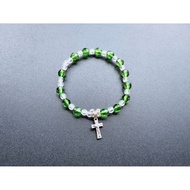 G36 CATHOLIC CROSS BEAD BRACELET