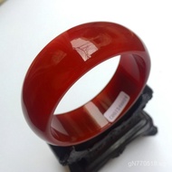 Bracelet for Mom, Bracelet Without Bracelet, Other Red Agate Wide Strip, Extra Wide Agate  Red Agate