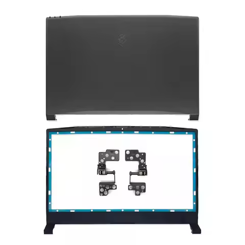 New LCD Back Cover+Bezel+Hinges 307581A212 For MSI Katana GF66 11UE 11UG MS-1581