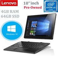 Pre-Owned Lenovo IdeaPad Miix 310 10.1 Inch IPS FHD Touch Screen Laptop 2 in 1 Quad core Intel Atom 