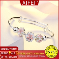 Japanese And Korean-Style Fashion Plated S925 Sterling Silver Sayonara Bracelet Women's Same Paragra