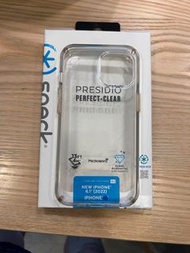 二手 Speck presidio perfect-clear 6.1吋  iPhone 14 透明抗菌手機殼 13 亦可適用