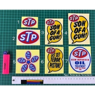 STP /STP Bunga / STP Son of a Gun/ STP Sun of A GunTreatment Oil Designs Sticker Cutting Overlapping