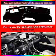 Fit for Lexus RX RX350 RX300 RX450H 2020 2021 2022, have HUD Car Dashboard Cover,Dash Cover Mat,Dash