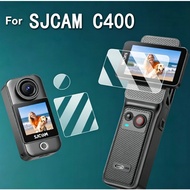 For SJCAM C400 screen protector HD transparent protective film lens anti-scratch and anti-fingerprin