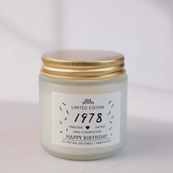 1pc Jar Candle,6/18/21/30/40 Th Birthday Gifts For Girls, Candle,Sented Candle,Decorative Candle,Soy