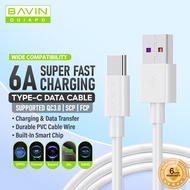 BAVIN CB393 6A Fast Charging & High-Speed Data Transfer USB to TYPE-C Cable Universal Compatibility