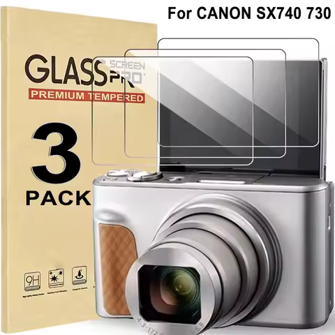 1/2/3Pcs Tempered Glass for Canon PowerShot SX740 SX730 HS Screen Protector Cover Anti-Scratch Film 