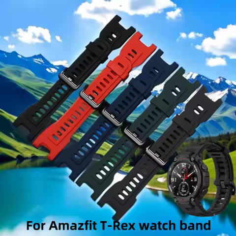 Replacement Watch Strap For Amazfit T-Rex Pro Strap Silicone Strap For Amazfit T Rex Strap