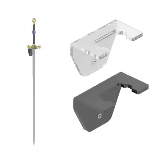 Acrylic Lightsaber Wall Bracket Sword Display Stand Light Saber Holder Lightsaber Hanging Rack Tool 